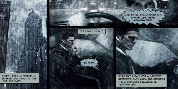Comic book panels in Max Payne 2.