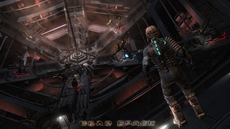 A screenshot from Dead Space showing Isaac