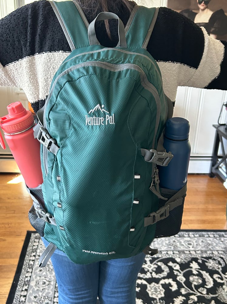 The packed Venture Pal backpack.