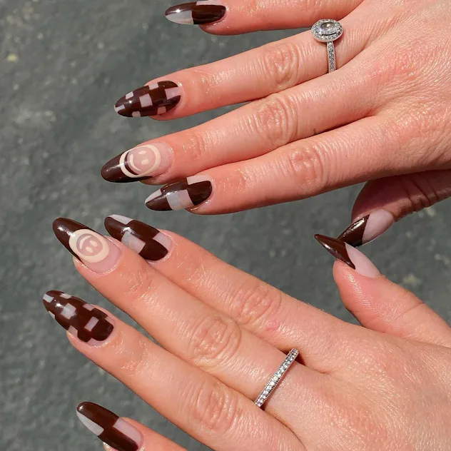 Check Deco Nails 24 Checkered Nail Designs That Go Beyond A Basic Black & White Print