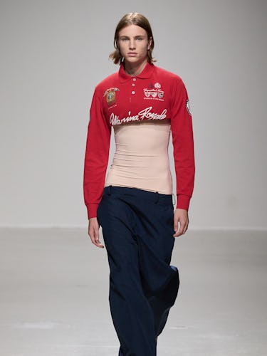 a look from Duran Lantink spring 2024 runway