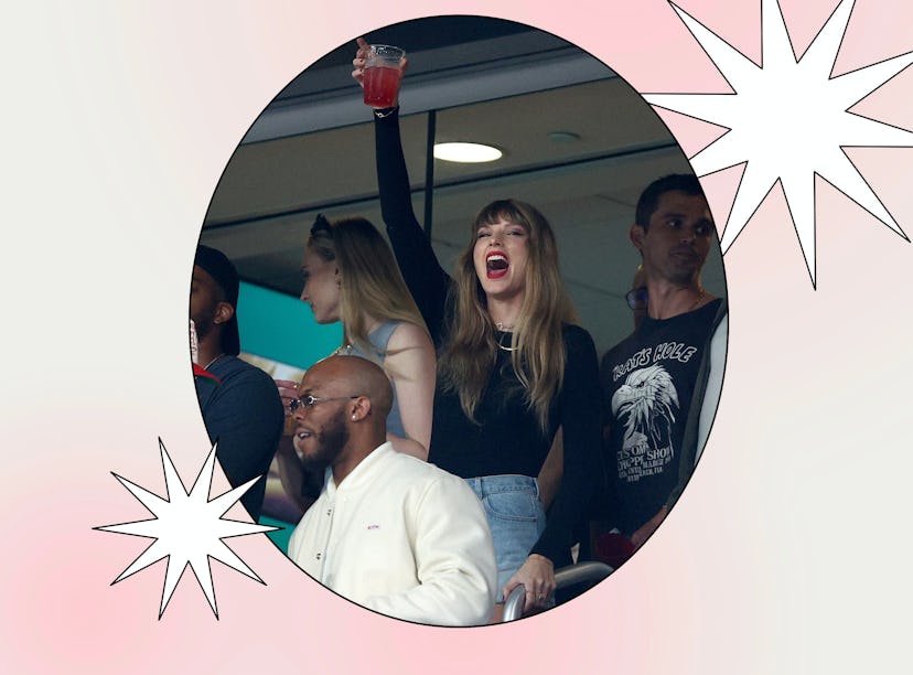 Fans want to know what Taylor Swift drinks at Kansas City Chiefs games, like her red drink at the Ne...