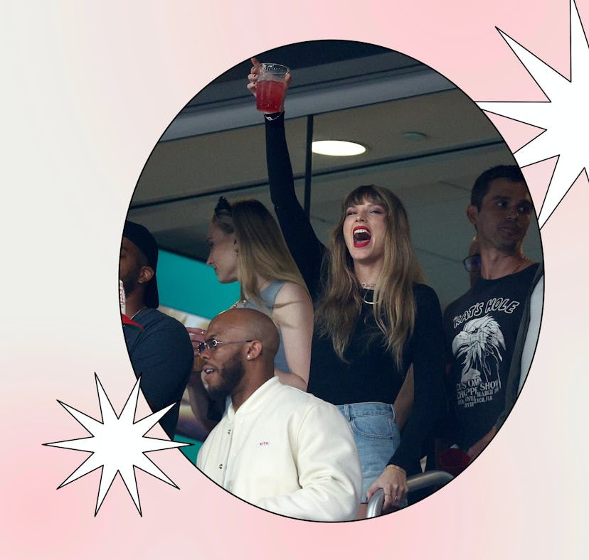 Fans want to know what Taylor Swift drinks at Kansas City Chiefs games, like her red drink at the Ne...