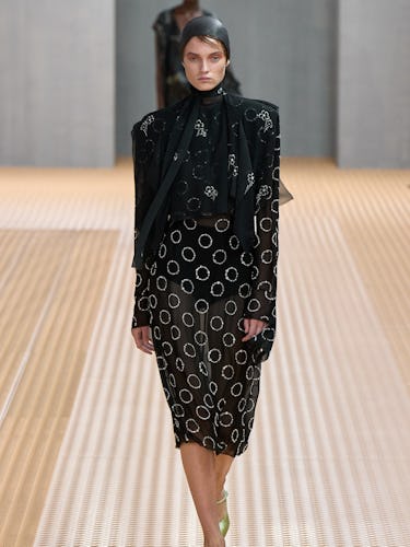 a look from Prada spring 2024 runway
