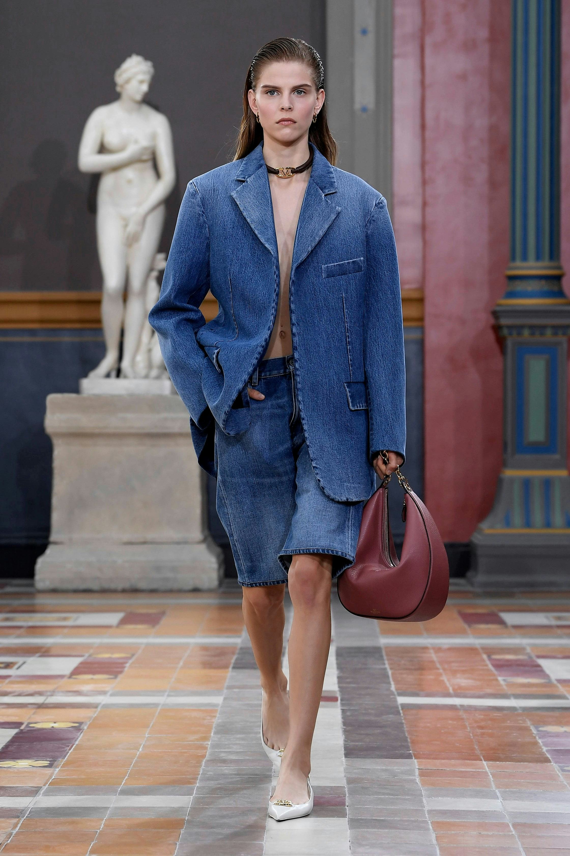 a look from Valentino spring 2024 runway