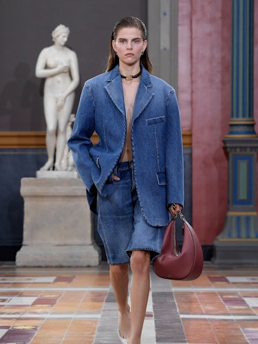 a look from Valentino spring 2024 runway
