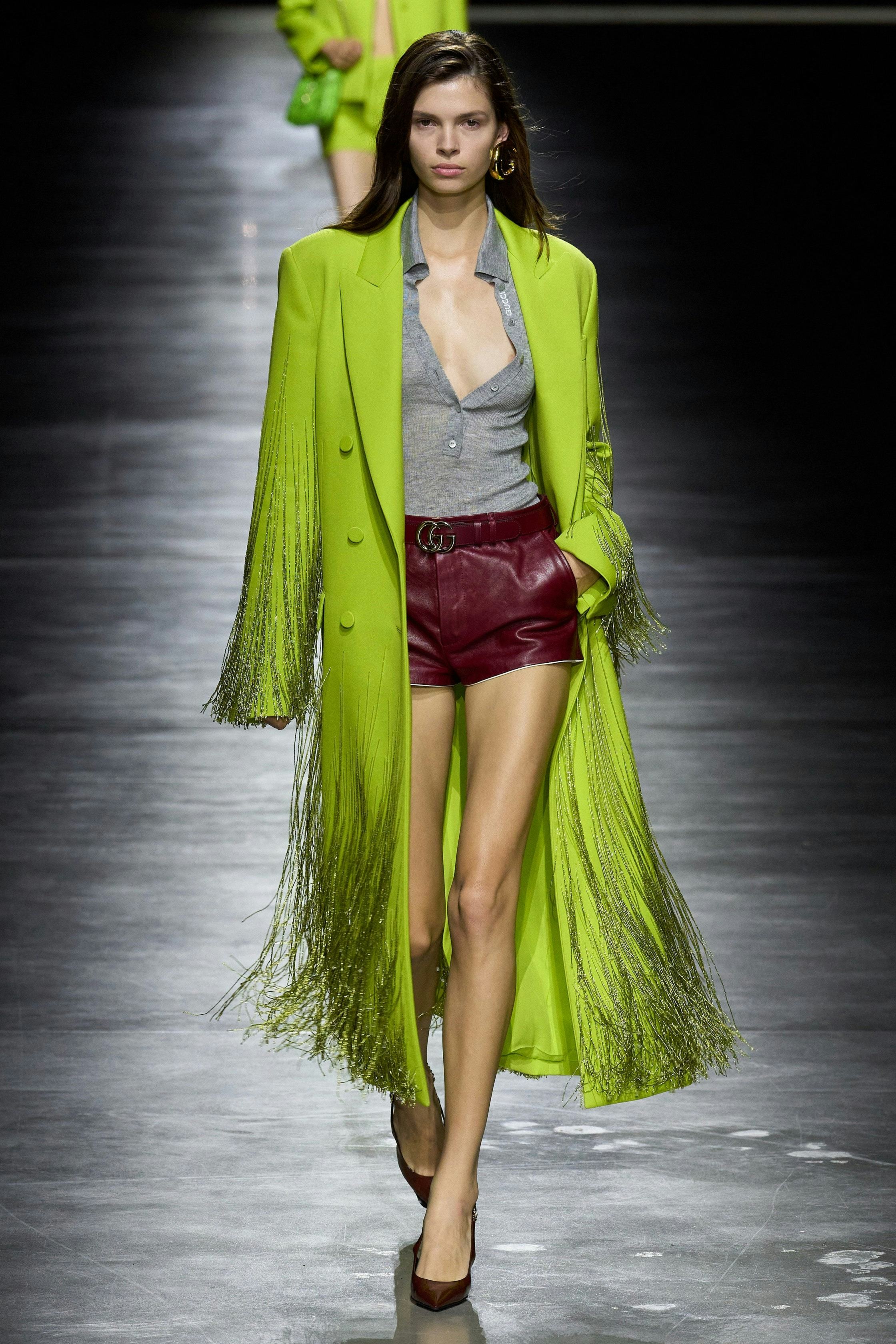 a look from Gucci spring 2024 runway 