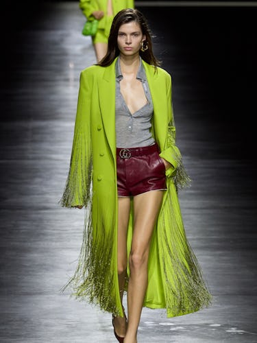 a look from Gucci spring 2024 runway