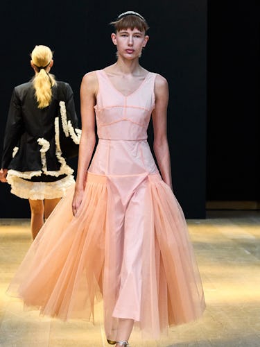 a look from Molly Goddard spring 2024 runway