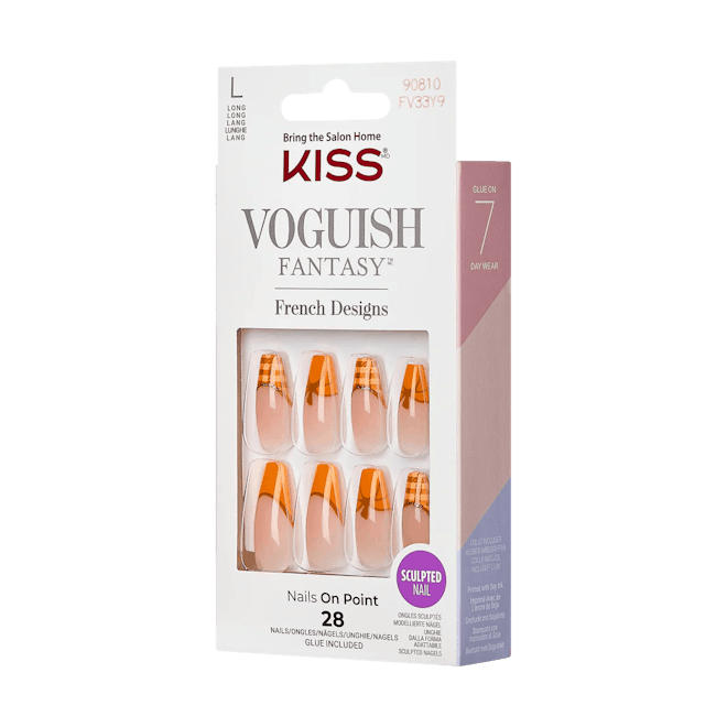 KISS Voguish Fantasy Nails On Point, Pumpkin Pie