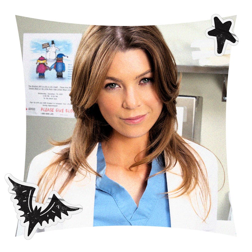 Meredith Grey in scrubs 