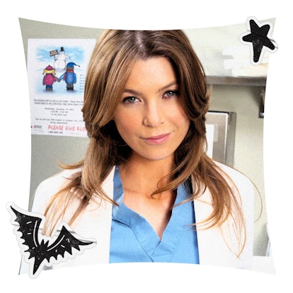 Meredith Grey in scrubs 