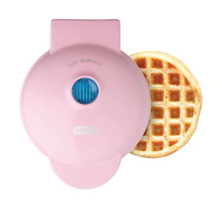 TikToker who makes recipes in her dorm room with mini appliances suggest a waffle maker as a must-ha...