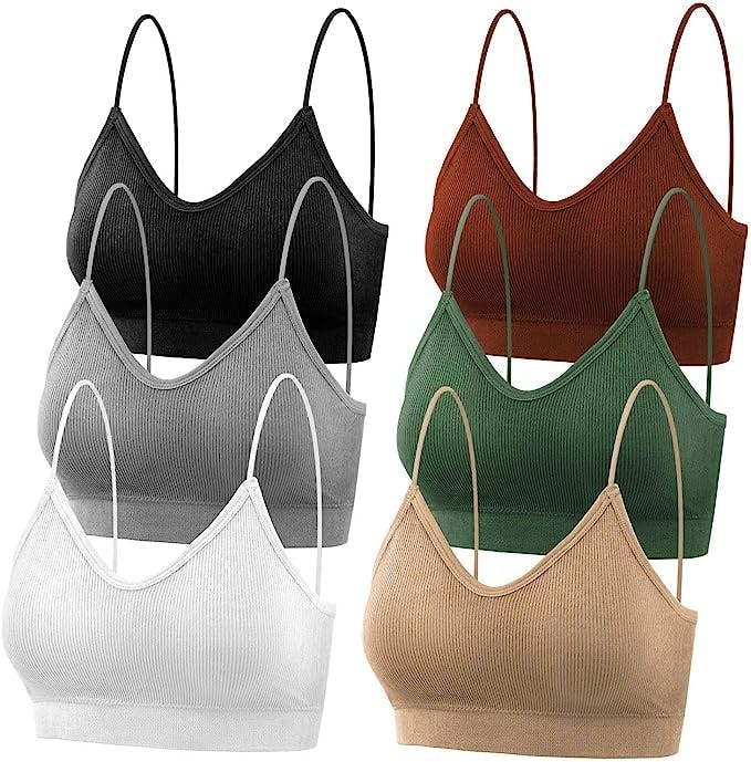 selizo Padded Bralettes (6-Pack)