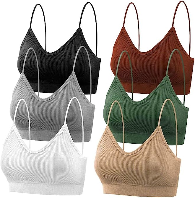 selizo Padded Bralettes (6-Pack)