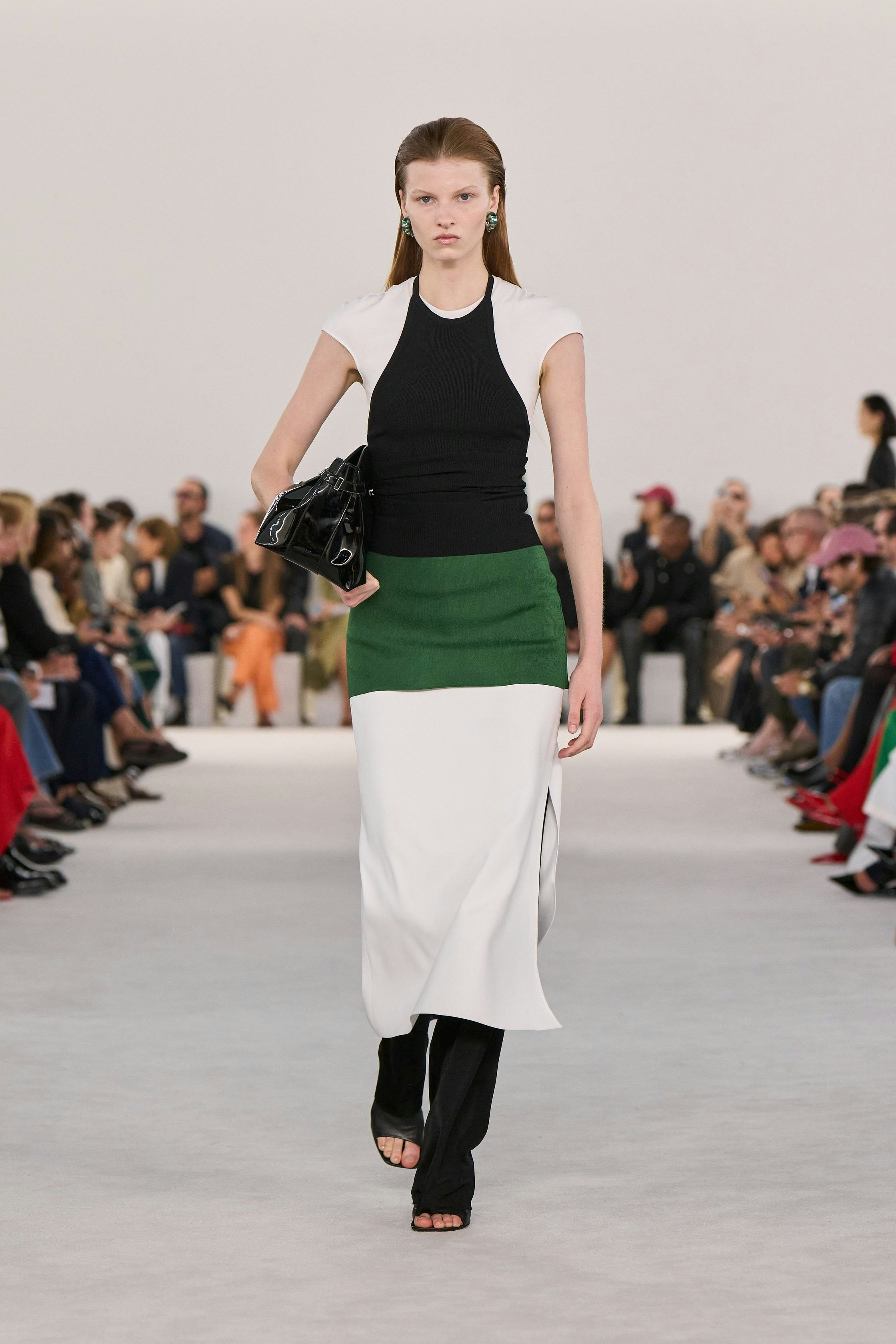 a look from Ferragamo spring 2024 runway 