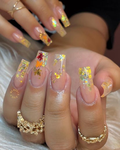 16 Fall Leaf Nail Art Designs That'll Put You In An Autumnal Mood