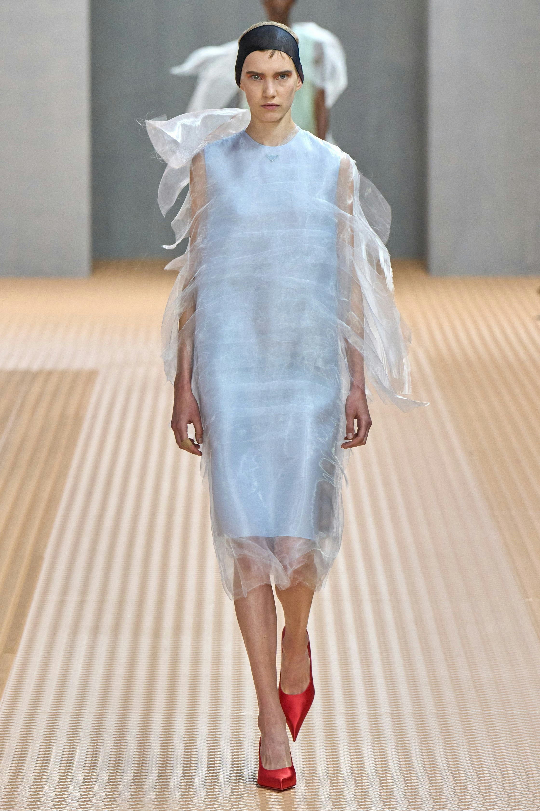 a look from Prada spring 2024 runway