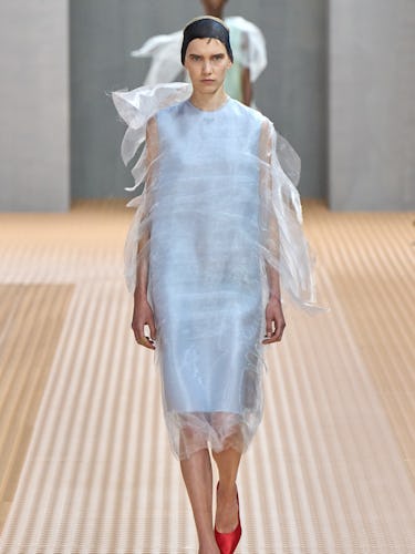a look from Prada spring 2024 runway