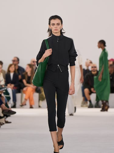 a look from Ferragamo spring 2024 runway