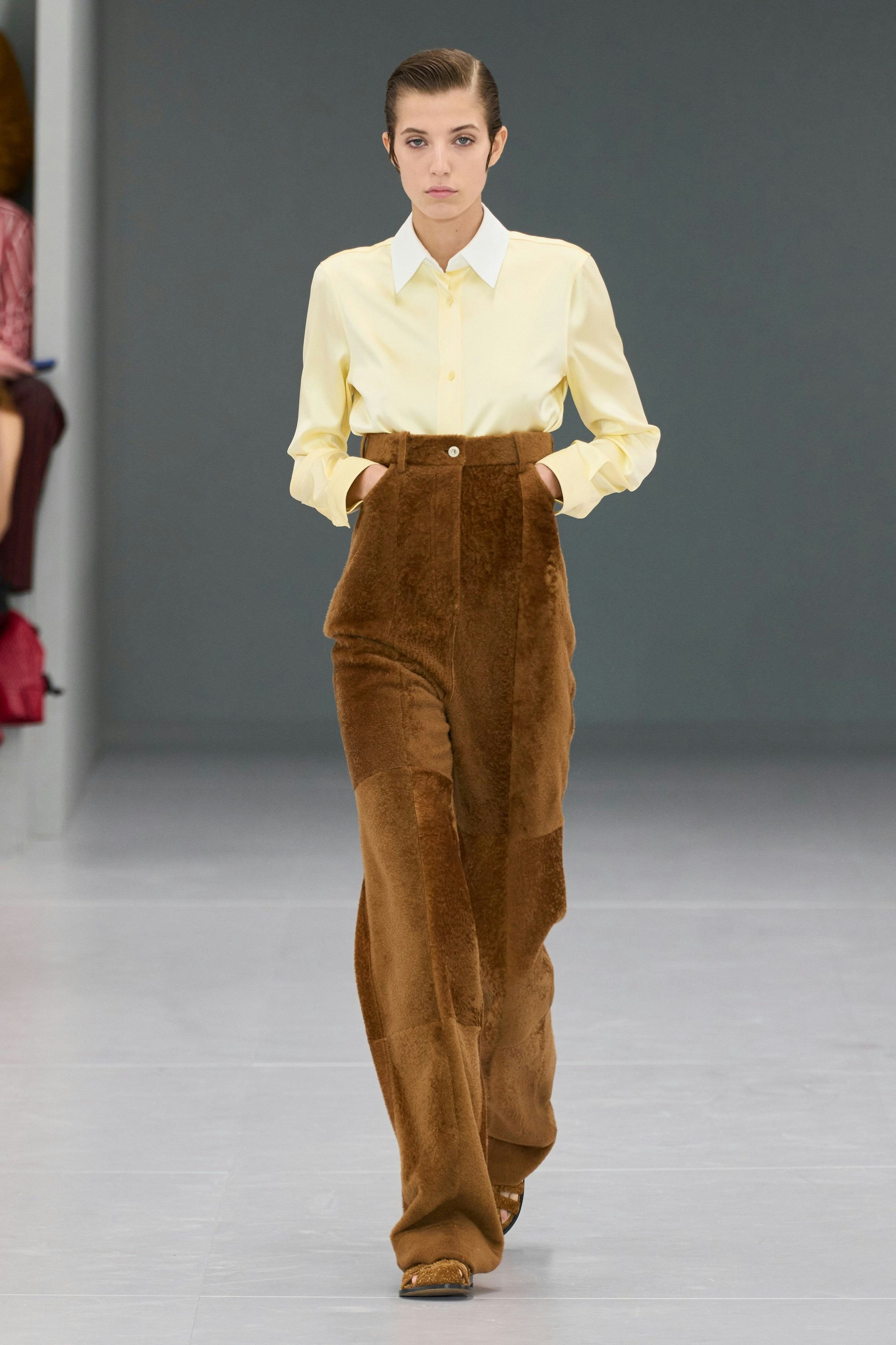 a look from Loewe spring 2024 runway