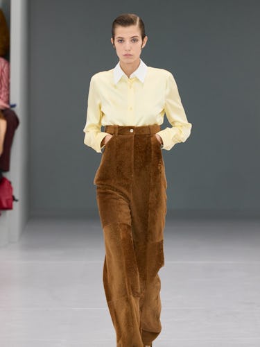 a look from Loewe spring 2024 runway