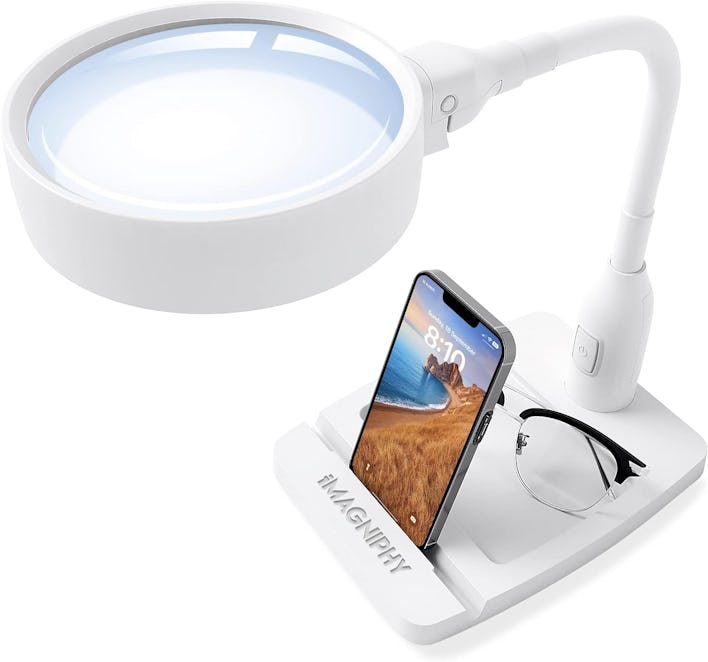 iMagniphy 8X Desk Magnifier with Light