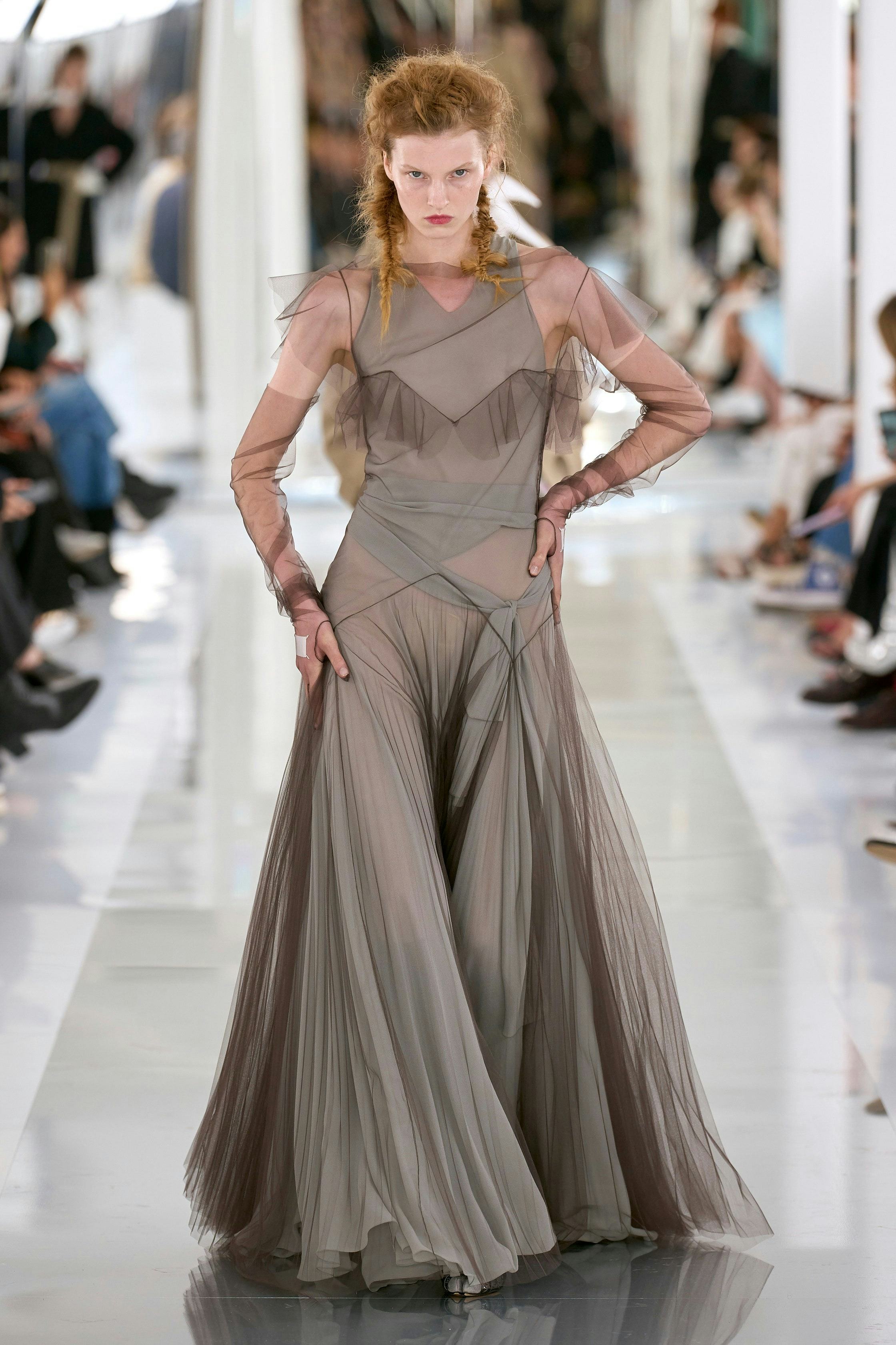 a look from Mason Margiela spring 2024 runway 