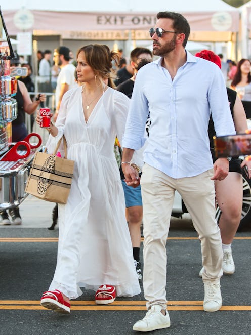 Jennifer Lopez and Ben Affleck are seen on September 04, 2022 in Los Angeles, California.