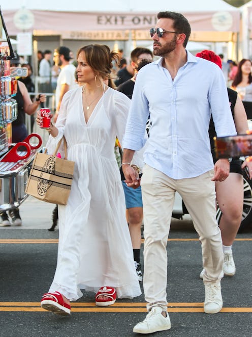 Jennifer Lopez and Ben Affleck are seen on September 04, 2022 in Los Angeles, California.