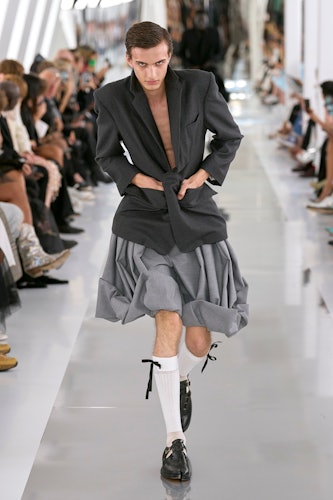a look from Maison Margiela spring 2024 runway