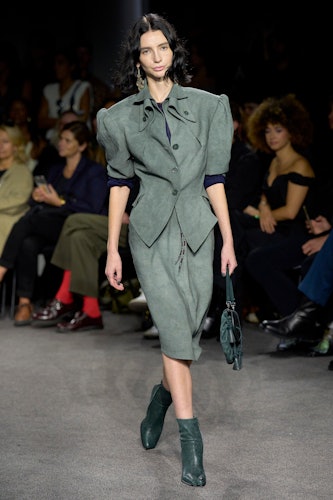 a look from Andreas Kronthaler for Vivienne Westwood spring 2024 runway