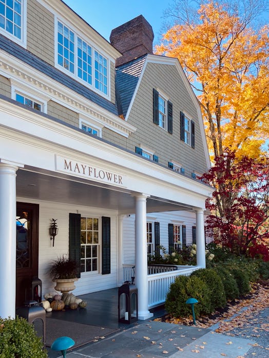 The writer visited The Mayflower Inn & Spa, which is the inspiration for the Independence Inn in Gil...
