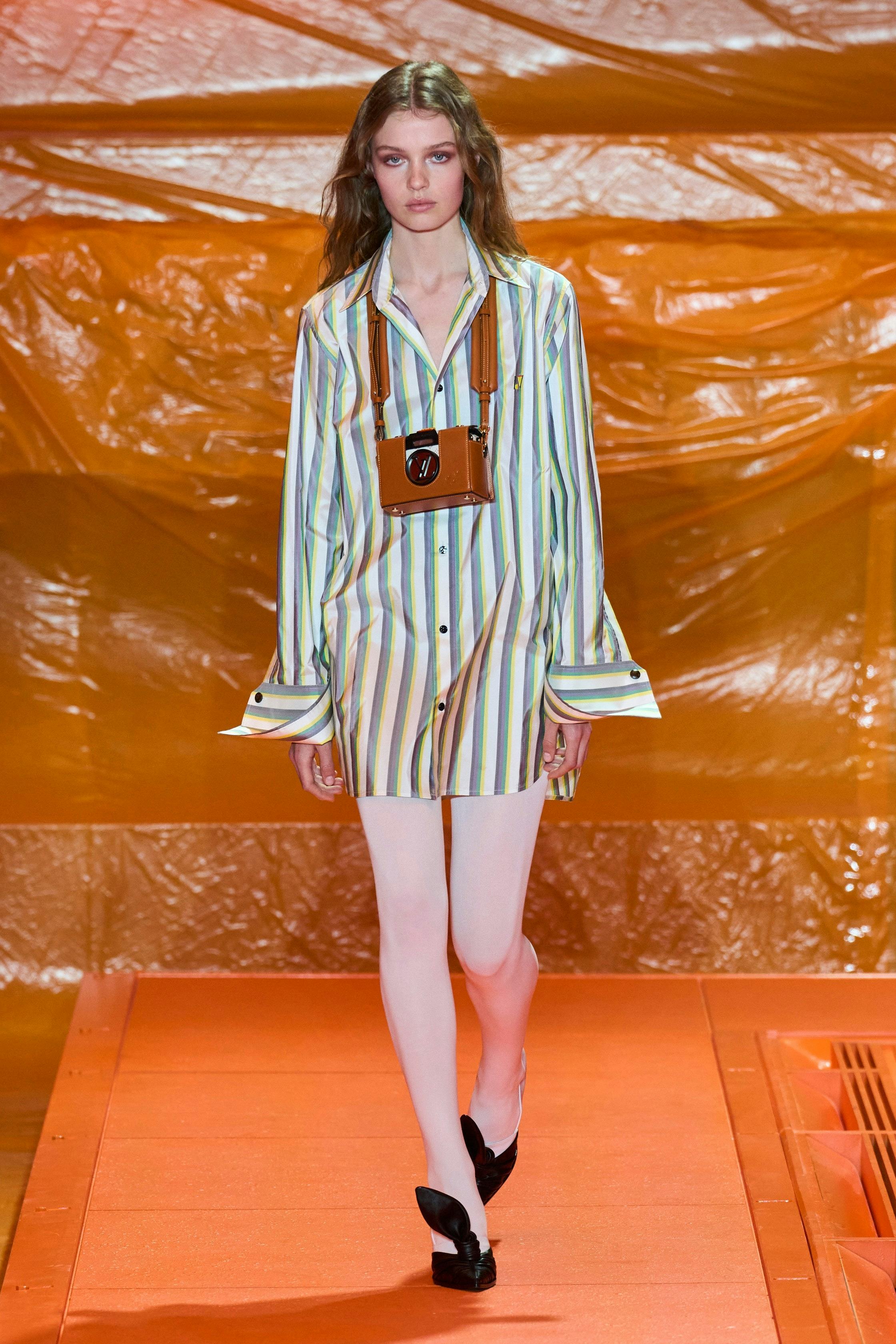 a look from Louis Vuitton spring 2024 runway 