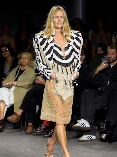 a look from Andreas Kronthaler for Vivienne Westwood spring 2024 runway