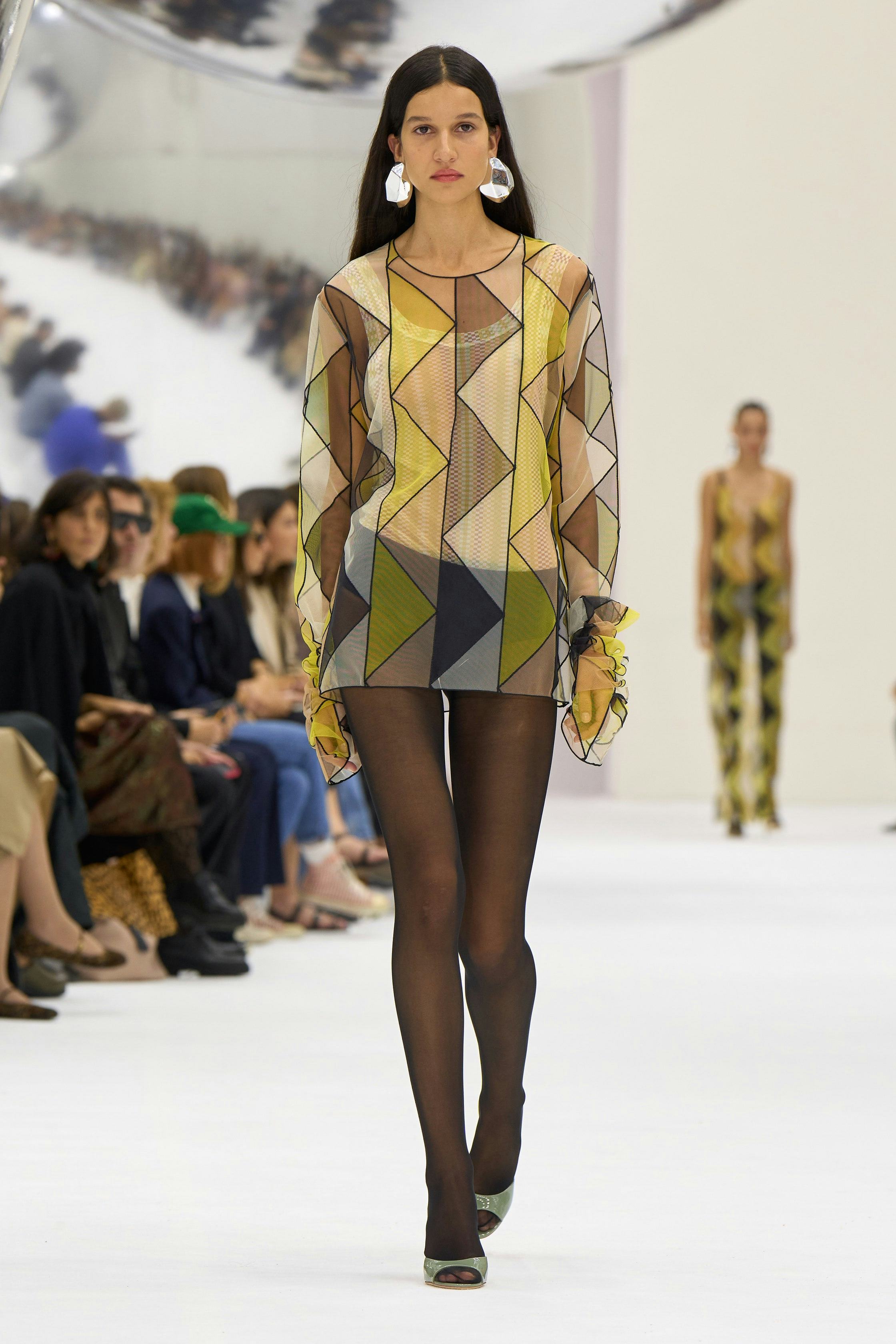 a look from Missoni spring 2024 runway 