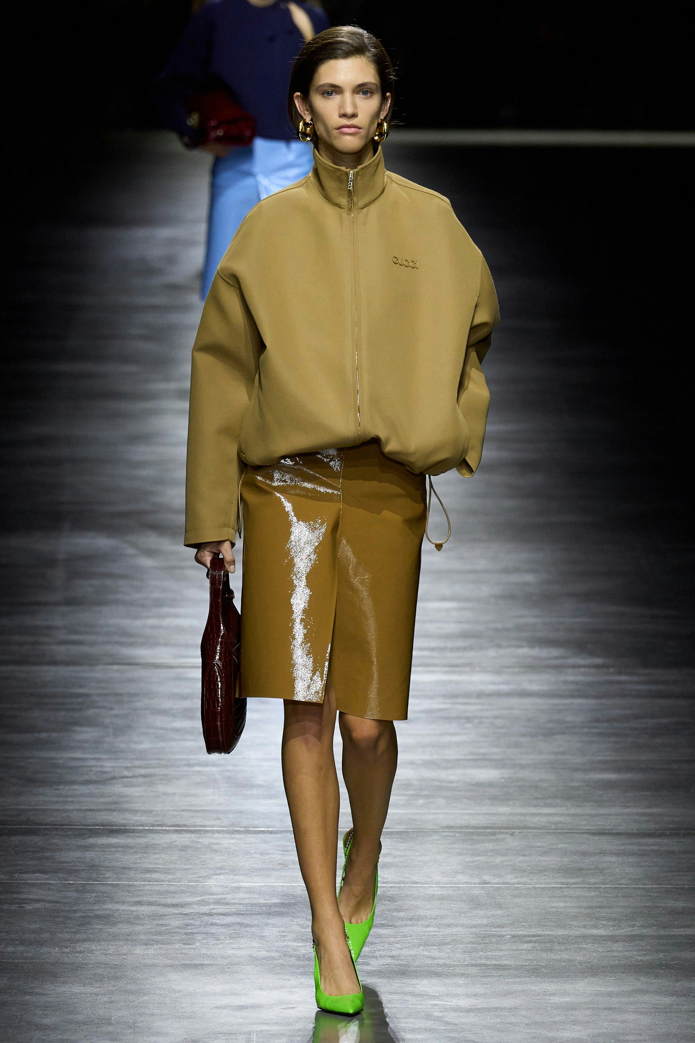 a look from Gucci spring 2024 runway 