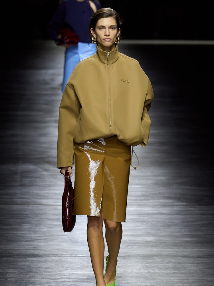 a look from Gucci spring 2024 runway 