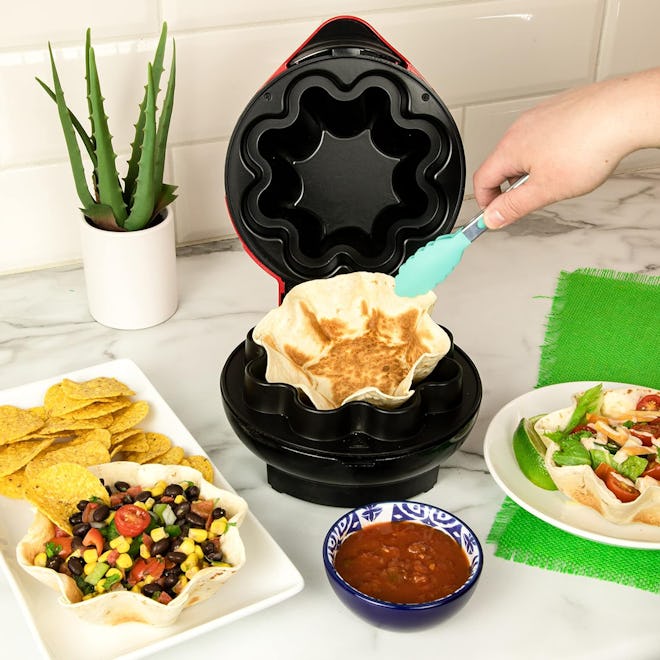 Nostalgia Taco Tuesday Tortilla Bowl Maker
