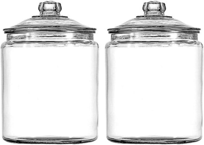 Anchor Hocking Heritage Hill 1 Gallon Glass Jar (Set of 2)