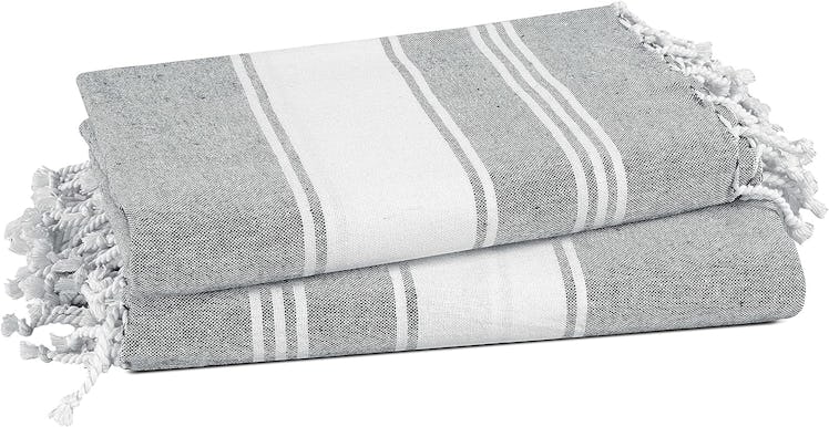 LANE LINEN 100% Cotton Beach Towel (2-Pack)