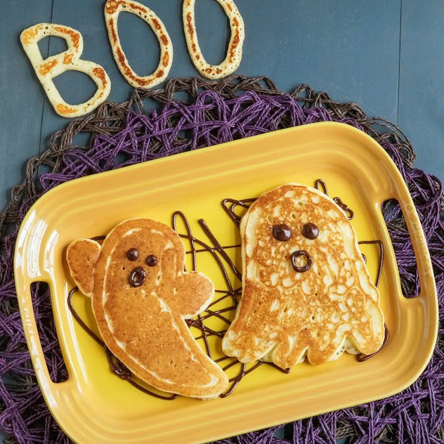 halloween spooky clipart ghost pancakes