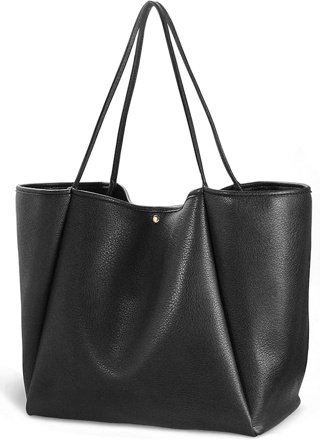 HOXIS Oversized Vegan Leather Tote