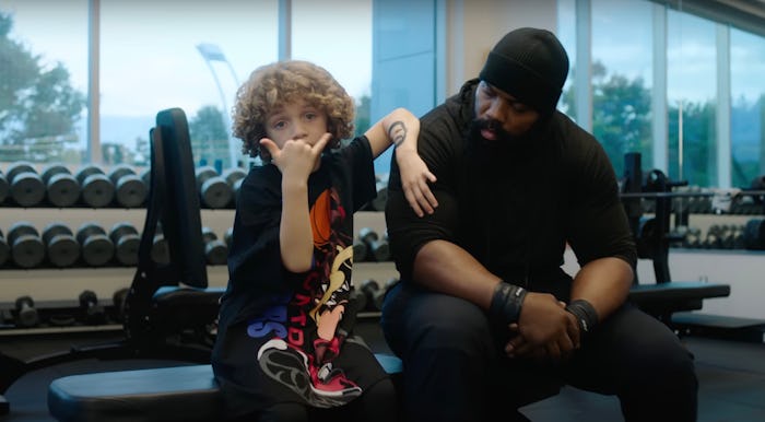 Drake's son Adonis made his music video debut.