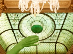 NYC's famed Plaza Hotel is serving a 'Wicked' themed cocktail and afternoon tea to celebrate the Bro...