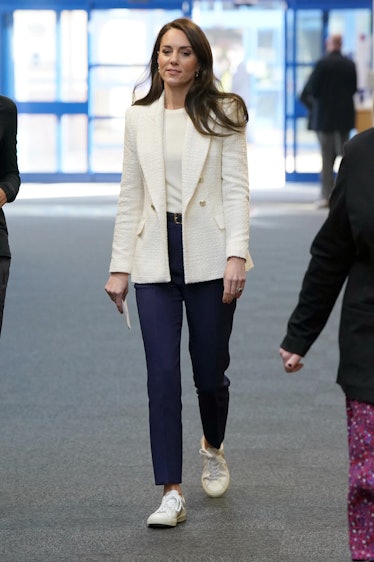Kate Middleton's Repurposed a Zara Blazer With Chanel Accessories