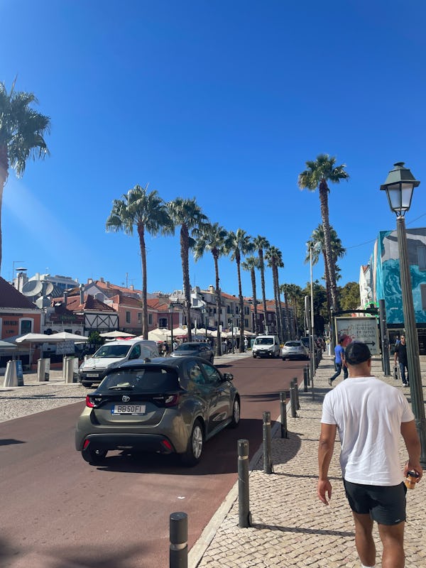 The beach town of Cascais is a perfect day trip from Lisbon, Portugal.