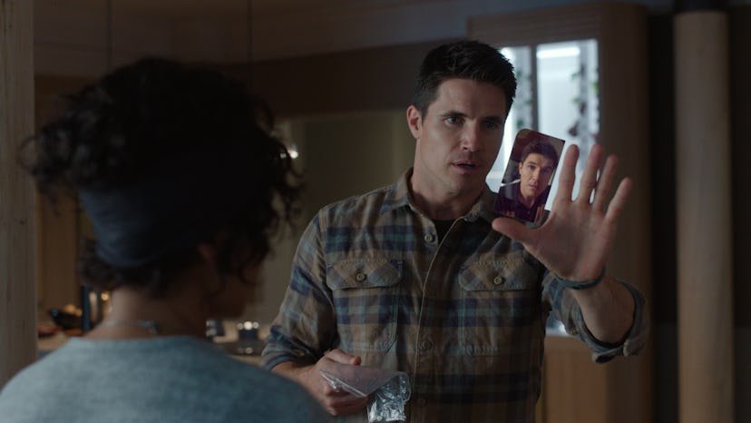 Robbie Amell (Nathan) in ‘Upload’ Season 3, via Prime Video’s press site