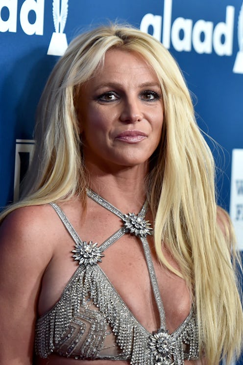 Britney Spears attends the 29th Annual GLAAD Media Awards at The Beverly Hilton Hotel on April 12, 2...