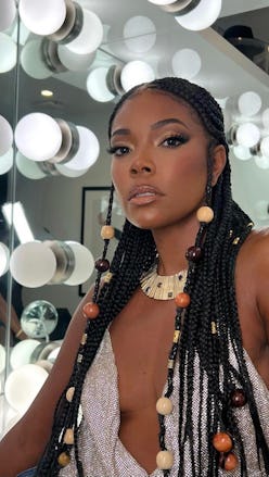 Gabrielle Union S Green Eye Makeup Is